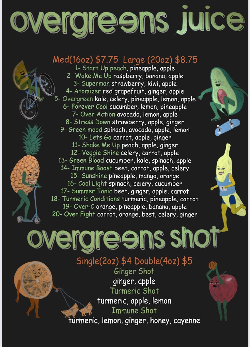 OverGreens Salads & Juice Menu - Image 6